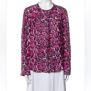 Xirena NWOT womans Floral Button Down Blouse top size XS